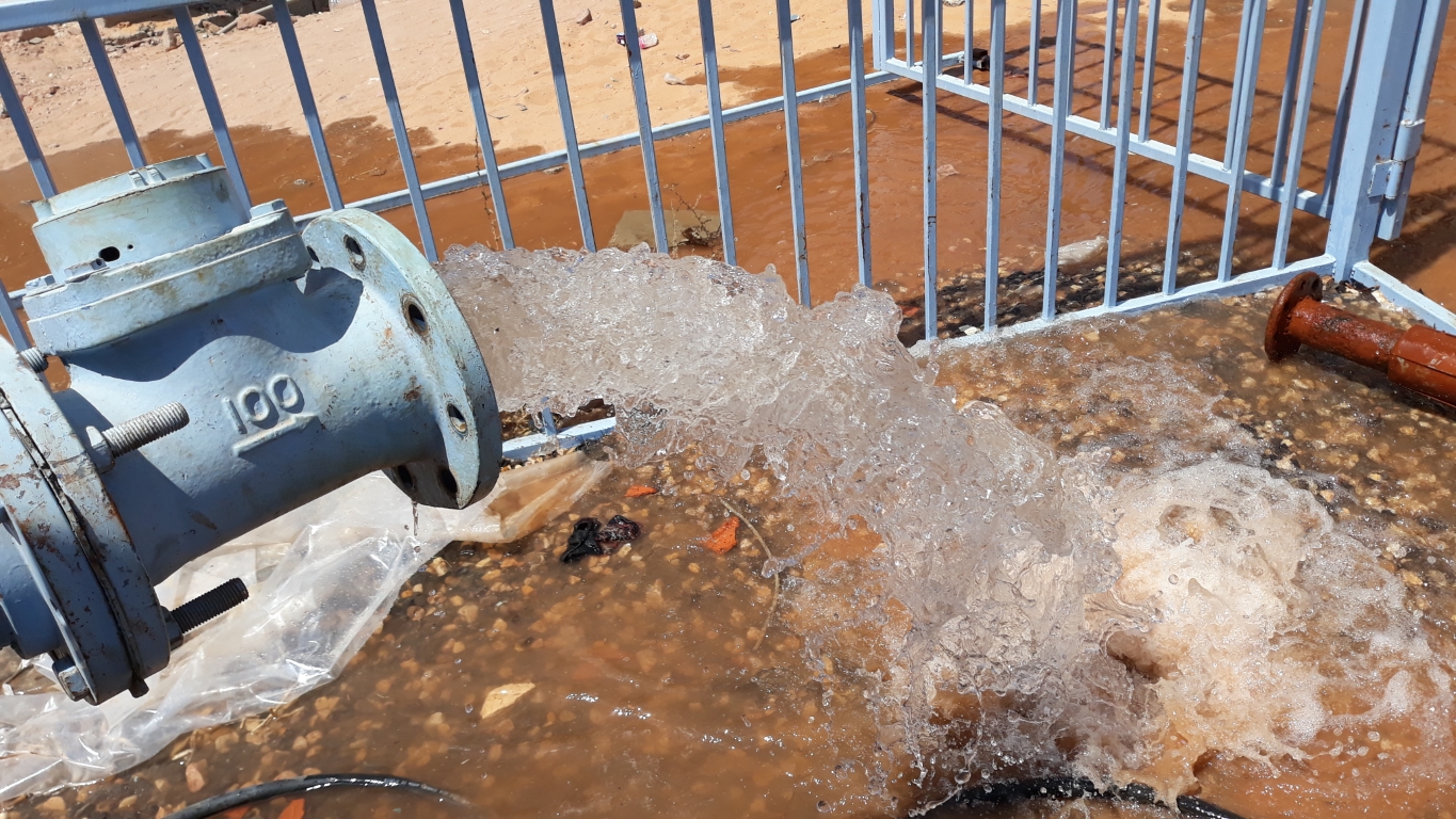 Infrastructure work in Libya